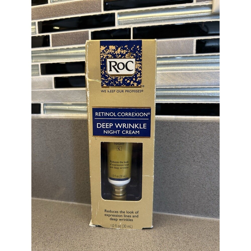 RoC Retinol Correxion Deep Wrinkle Night Cream Anti Aging 1.1 oz 33ml NEW BOXED